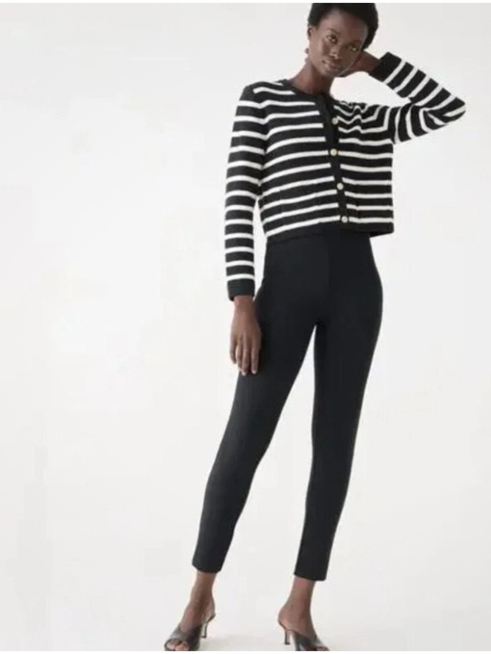 J. Crew “ Pixie” Black Straight Leg Pants